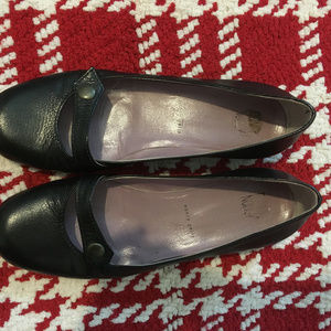 'Nancy Nancy' Nancy Geist black flats, size 38-1/2